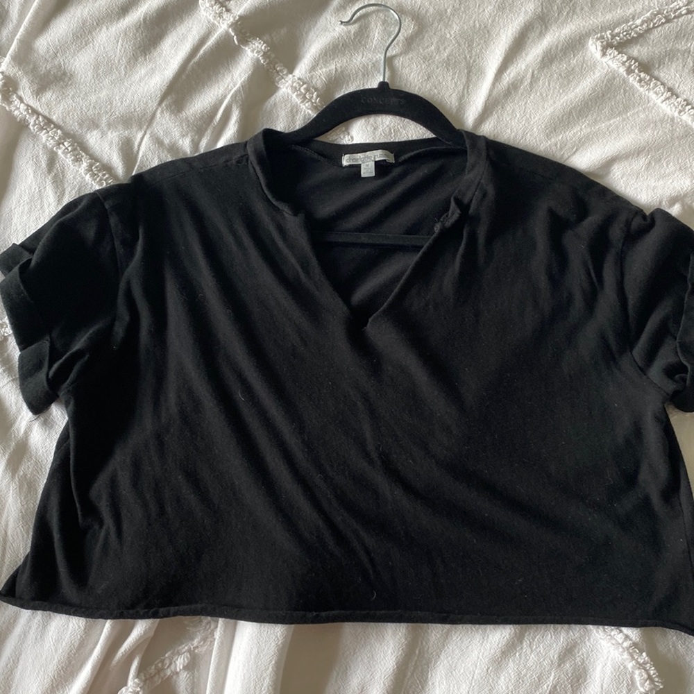 Black Crop Top